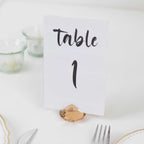 10 - Pack Plastic Card Holder Stands Diamond Shaped Design Amber Crystal - Wedding Table Place Card Decorations 1.75" - Bell Racket Store