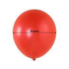 10 Pack Red Biodegradable Balloons, 18" Thickened Extra Strong Eco - friendly Latex Helium Party Balloons - Bell Racket Store