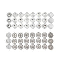 10 Pack Silver Sunflower Diamond Rhinestones Napkin Holders With Velcro, Elegant Wedding Napkin Rings - Bell Racket Store