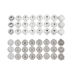 10 Pack Silver Sunflower Diamond Rhinestones Napkin Holders With Velcro, Elegant Wedding Napkin Rings - Bell Racket Store