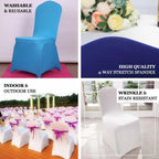 10 Pack Spandex Chair Covers for Banquet Chairs Cinnamon Brown - Durable Reusable Stretch Slip - On Covers - Bell Racket Store