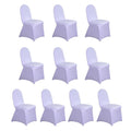 10 Pack Spandex Chair Covers for Banquet Chairs Lavender Lilac - Durable Reusable Stretch Slip - On Covers - Bell Racket Store