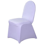10 Pack Spandex Chair Covers for Banquet Chairs Lavender Lilac - Durable Reusable Stretch Slip - On Covers - Bell Racket Store