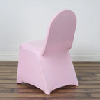 10 Pack Spandex Chair Covers for Banquet Chairs Pink - Durable Reusable Stretch Slip - On Covers - Bell Racket Store