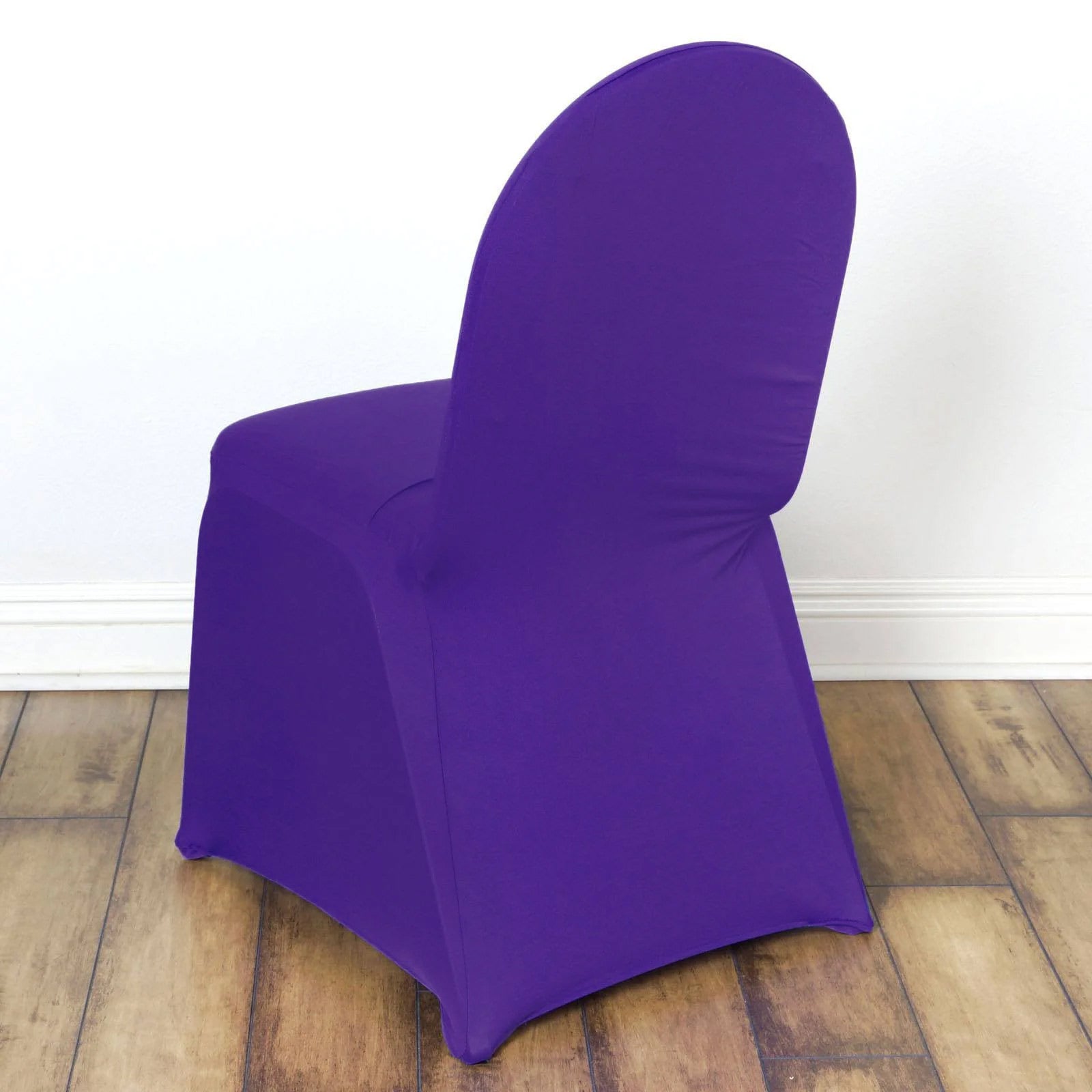 10 Pack Spandex Chair Covers for Banquet Chairs Purple - Durable Reusable Stretch Slip - On Covers - Bell Racket Store