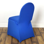 10 Pack Spandex Chair Covers for Banquet Chairs Royal Blue - Durable Reusable Stretch Slip - On Covers - Bell Racket Store