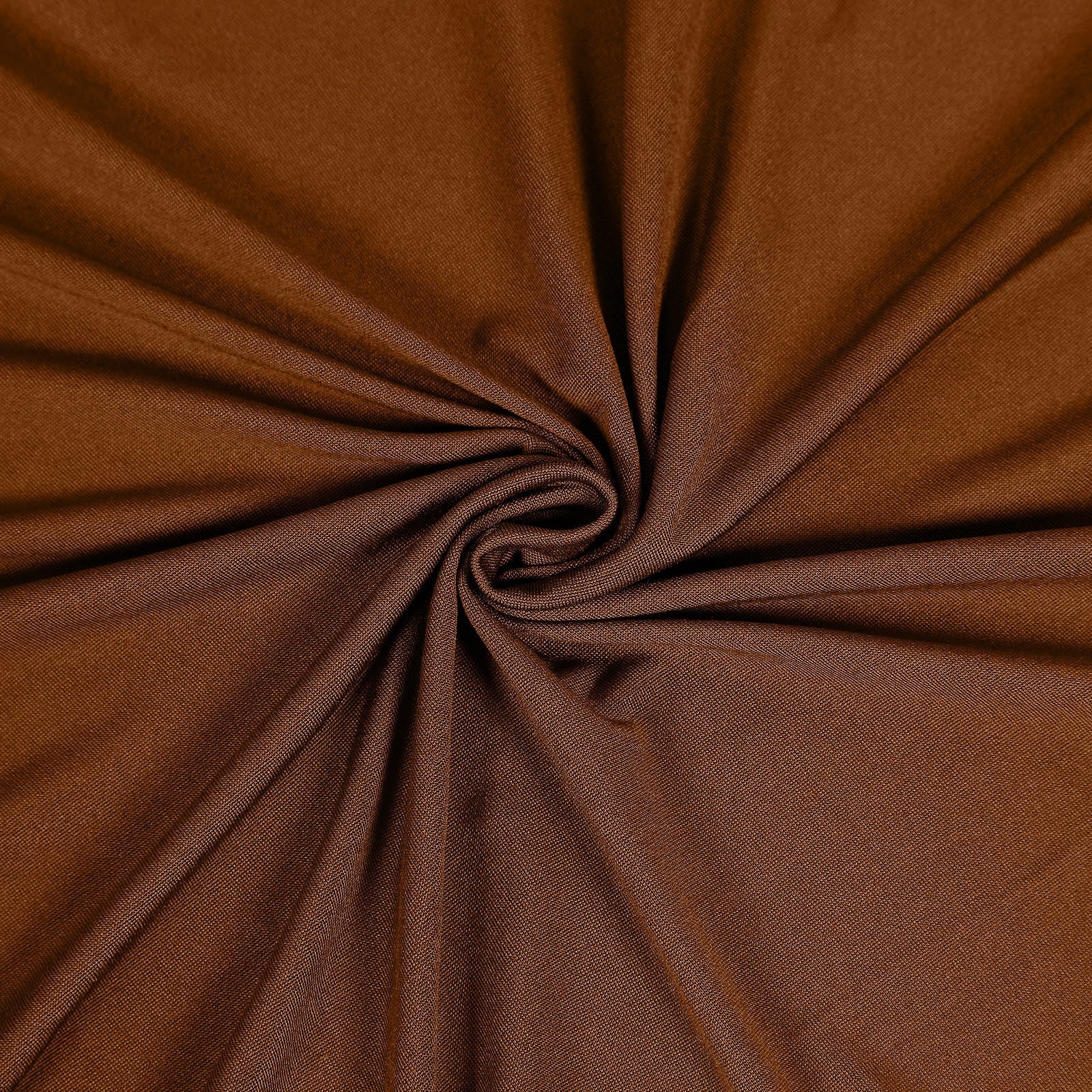 10 Pack Stretch Spandex Chair Covers Cinnamon Brown for Folding Chairs - Durable 160GSM Fitted Slipcovers - Bell Racket Store