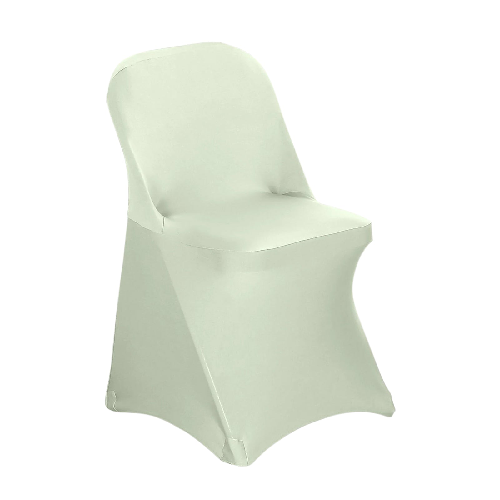 10 Pack Stretch Spandex Chair Covers Sage Green for Folding Chairs - Durable 160GSM Fitted Slipcovers - Bell Racket Store