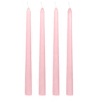 10 - Pack Taper Candles Premium Wax Design Pink - Unscented Candles for Upscale Settings 10" - Bell Racket Store
