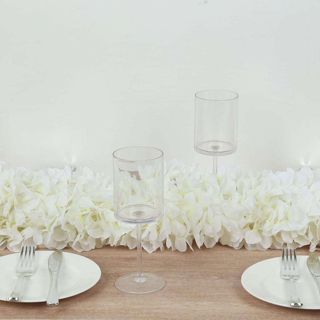 10 Pack White Artificial Wisteria Vines Flower Garlands, Hanging Silk Flowers Wedding Arch Garden Wall Decor - 6.5ft - Bell Racket Store