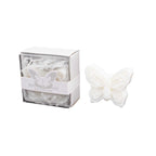 10 Pack White Butterfly Unscented Soap Baby Shower Favors with Gift Boxes, Pre - Packed Bridal Shower Wedding Souvenirs - 2" - Bell Racket Store