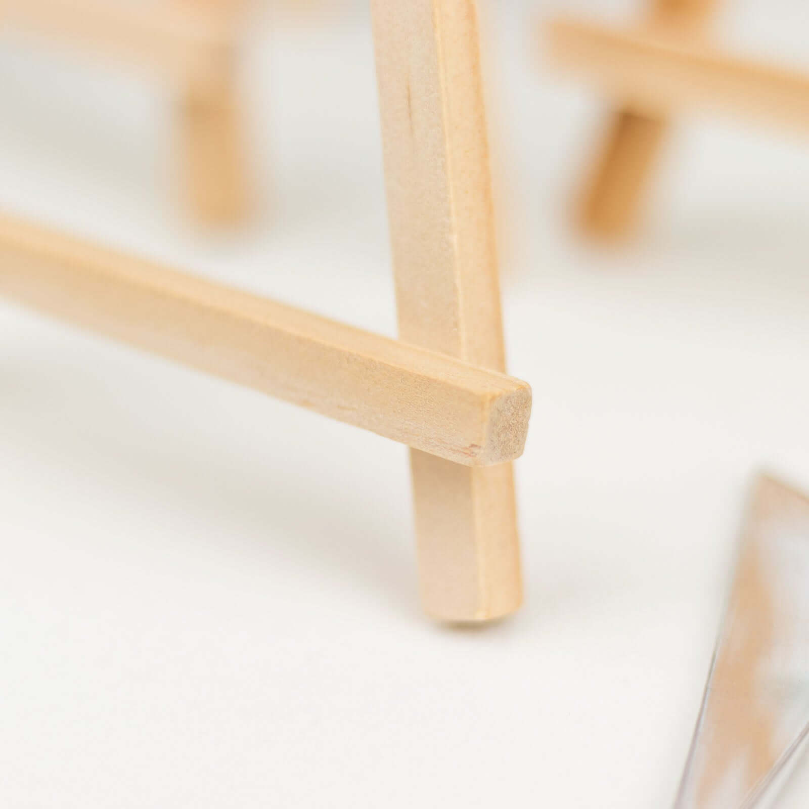 10 - Pack Wooden Display Easel Stands DIY Mini Design Natural - Rustic Place Card Table Number Holders 5" - Bell Racket Store