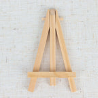 10 - Pack Wooden Display Easel Stands DIY Mini Design Natural - Rustic Place Card Table Number Holders 5" - Bell Racket Store