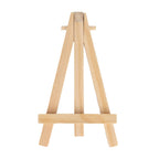 10 - Pack Wooden Display Easel Stands DIY Mini Design Natural - Rustic Place Card Table Number Holders 5" - Bell Racket Store