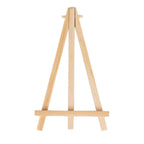 10 - Pack Wooden Display Easel Stands DIY Small Design Natural - Rustic Place Card Table Number Holders 7" - Bell Racket Store
