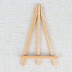 10 - Pack Wooden Display Easel Stands DIY Small Design Natural - Rustic Place Card Table Number Holders 7" - Bell Racket Store