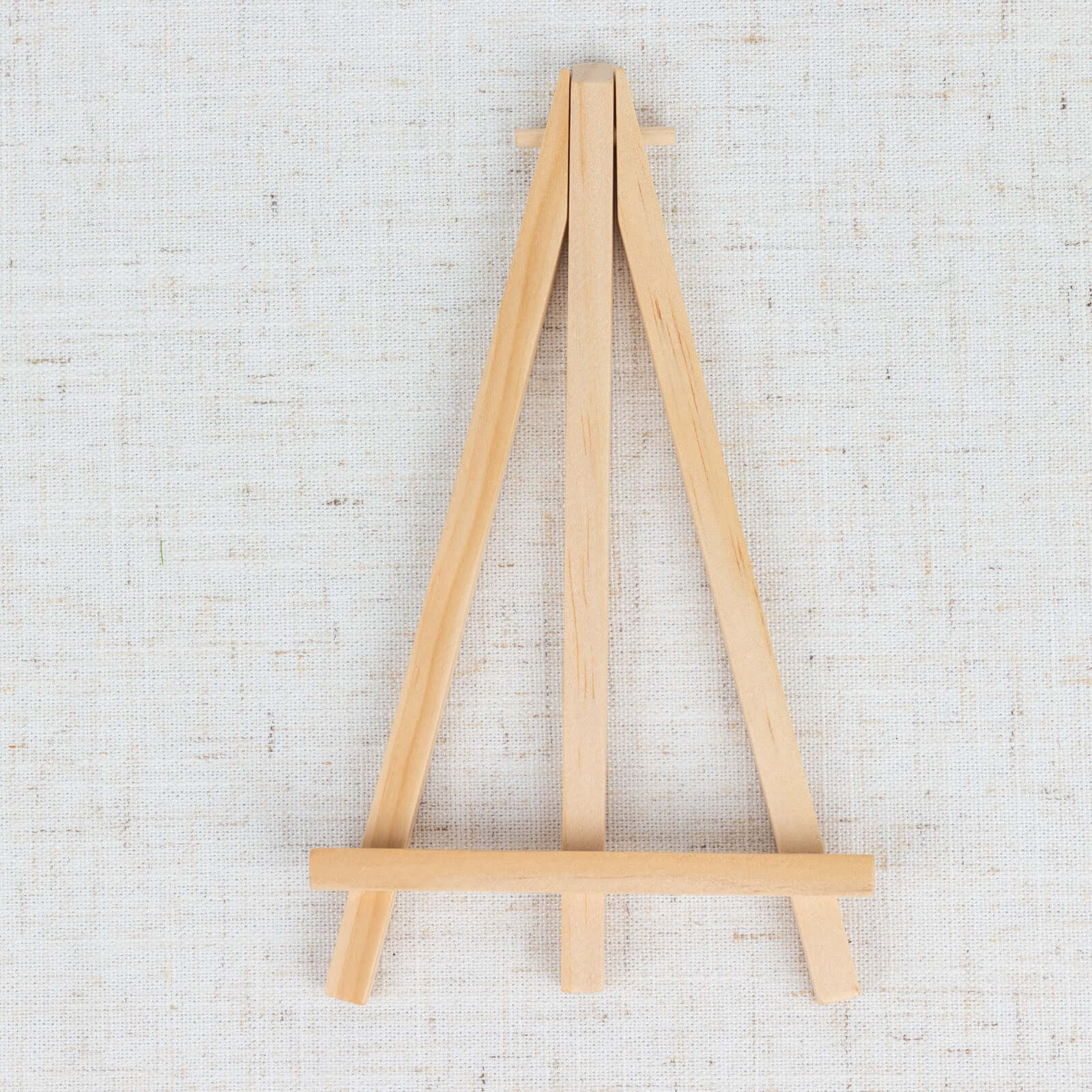 10 - Pack Wooden Display Easel Stands DIY Small Design Natural - Rustic Place Card Table Number Holders 7" - Bell Racket Store
