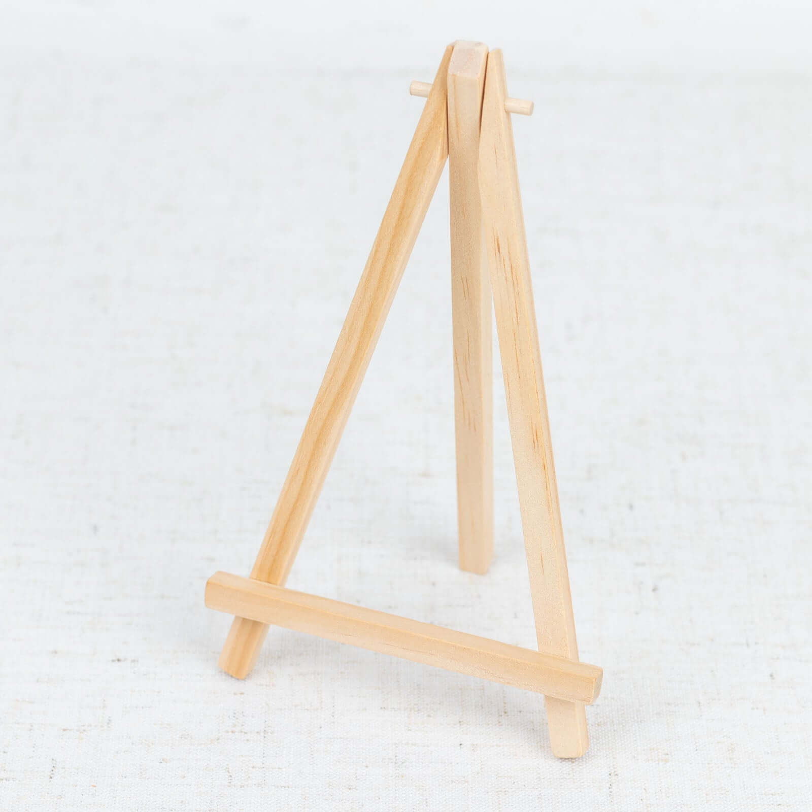 10 - Pack Wooden Display Easel Stands DIY Small Design Natural - Rustic Place Card Table Number Holders 7" - Bell Racket Store