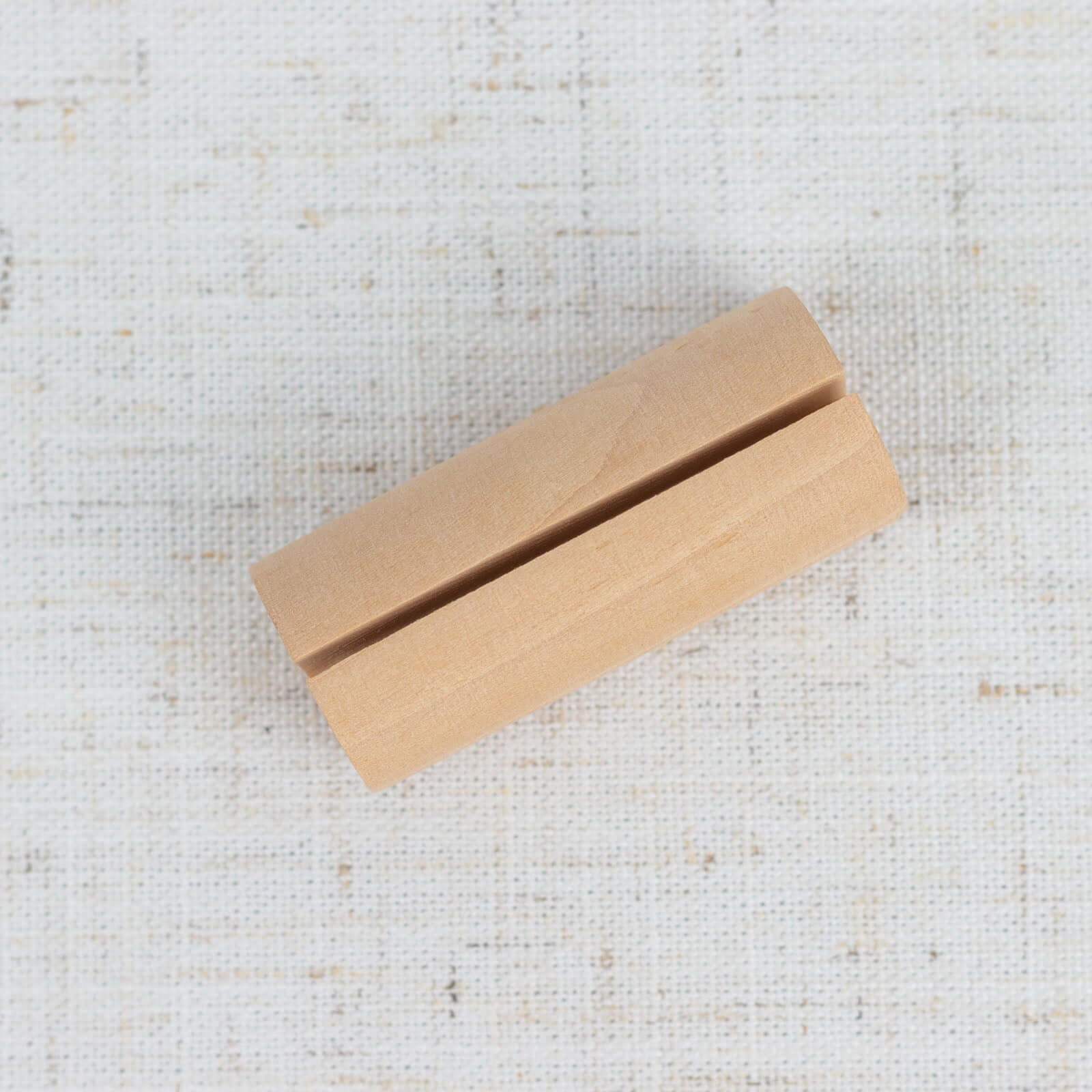 10 - Pack Wooden Place Card Holders Farmhouse Cylindrical Design Natural - Rustic Table Number Stands 2" - Bell Racket Store