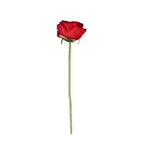 10 Pcs 12" Artificial Silk Roses - Red, Single Stem Rose for Flower Bouquet Arrangements - Bell Racket Store