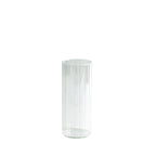10" Ribbed Cylinder Glass Vases â€“ 12 Pack Clear Flower Vases for Table Centerpieces, Home & Wedding Decor - Bell Racket Store