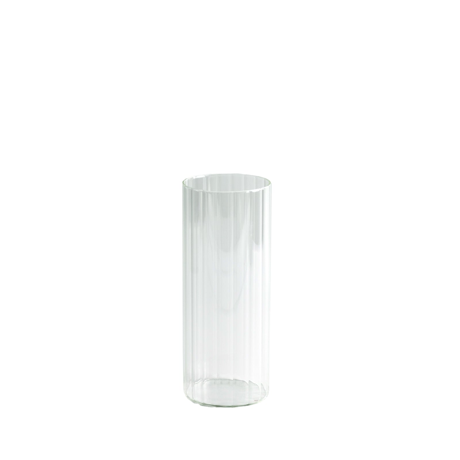 10" Ribbed Cylinder Glass Vases â€“ 12 Pack Clear Flower Vases for Table Centerpieces, Home & Wedding Decor - Bell Racket Store