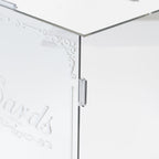 10" Silver Mirror Acrylic Wedding Card Box with Slot - Wishing Well Money Box for Reception, Graduation, and Events - Bell Racket Store