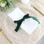 10 Yards Hunter Emerald Green 1" Velvet Single Faced Ribbon Spool, DIY Craft Supplies, Velvet and Nylon Ribbon Roll - Bell Racket Store