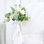 10 Yards White 1" Velvet Single Faced Ribbon Spool, DIY Craft Supplies, Velvet and Nylon Ribbon Roll - Bell Racket Store