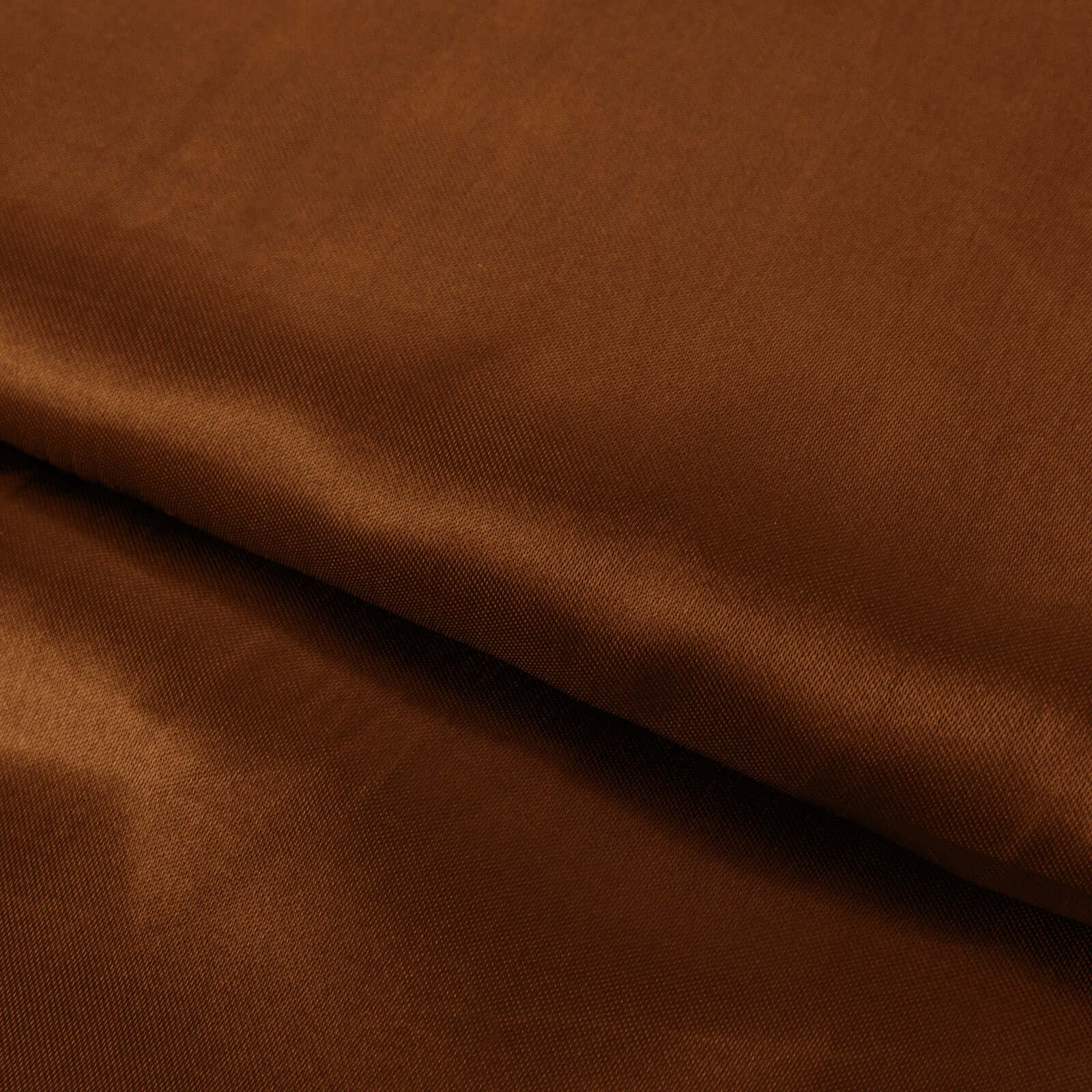 10 Yards x 54" Cinnamon Brown Satin Fabric Bolt - Bell Racket Store