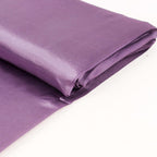10 Yards x 54" Violet Amethyst Satin Fabric Bolt - Bell Racket Store