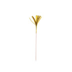 100 - Pack Bamboo Cocktail Sticks Firework Cupcake Toppers Gold - Festive Foil Frills Food Picks 9" - Bell Racket Store