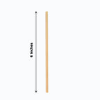100 - Pack Compostable Straws Plant Based 100% Plastic Free - Biodegradable Wheat Straws for Drinks 6" - Bell Racket Store