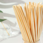100 - Pack Compostable Straws Plant Based 100% Plastic Free - Sustainable Biodegradable Wheat Straws 9" - Bell Racket Store