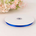 100 Yards 3/8" Royal Blue Single Face Decorative Satin Ribbon