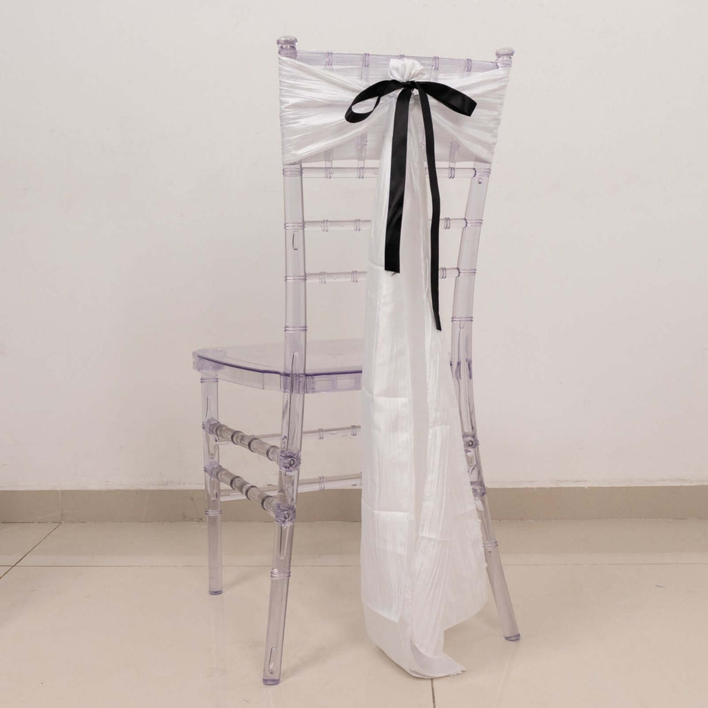 100 Yards 7/8" Black Single Face Decorative Satin Ribbon