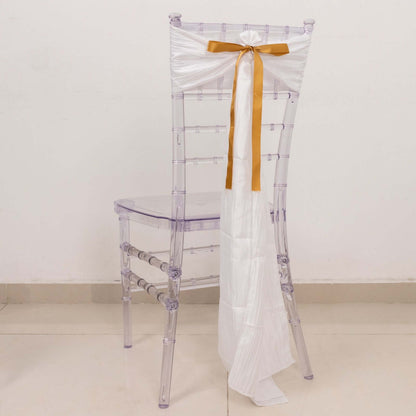 100 Yards 7/8" Gold Single Face Decorative Satin Ribbon