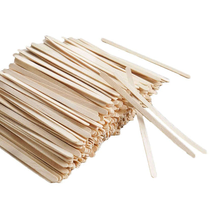 1000 - Pack Birchwood Coffee Stirrers - Natural Eco - Friendly Wooden Stir Sticks for Tea & Cocktails 4.5" - NestOCart