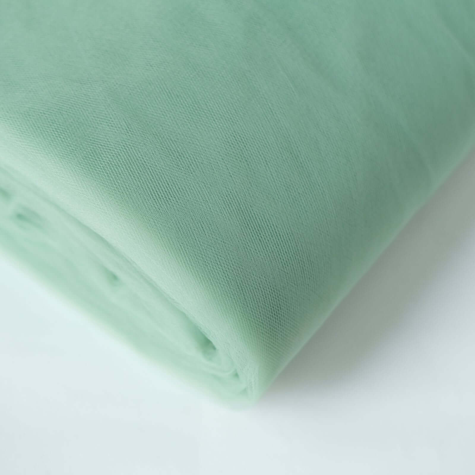 108"x50 Yards Sage Green Tulle Fabric Bolt, DIY Craft Fabric Roll - Bell Racket Store