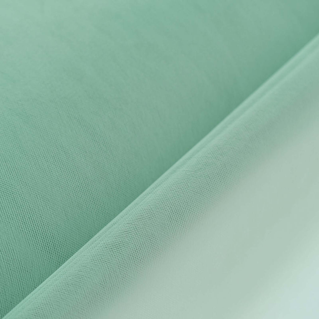 108"x50 Yards Sage Green Tulle Fabric Bolt, DIY Craft Fabric Roll - Bell Racket Store