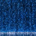 10ft Blue 300 LED Icicle Curtain Fairy String Lights with 8 Modes - Bell Racket Store