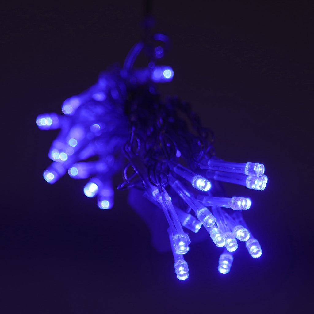 10ft Blue 300 LED Icicle Curtain Fairy String Lights with 8 Modes - Bell Racket Store