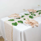 10ft Warm White LED Artificial Tropical Palm Leaf Vine String Lights, Wall Hanging Monstera Leaves Garland - Bell Racket Store