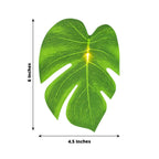 10ft Warm White LED Artificial Tropical Palm Leaf Vine String Lights, Wall Hanging Monstera Leaves Garland - Bell Racket Store