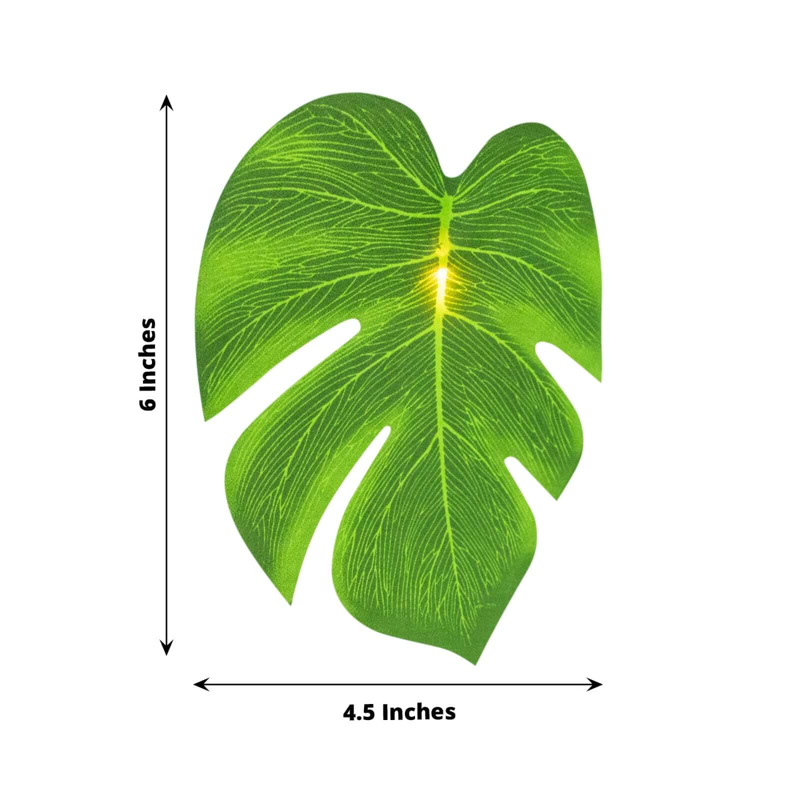 10ft Warm White LED Artificial Tropical Palm Leaf Vine String Lights, Wall Hanging Monstera Leaves Garland - Bell Racket Store