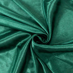 10ftx10ft Hunter Emerald Green Double Drape Pleated Satin Event Curtain Drapes, Glossy Photo Backdrop Event Panel - Bell Racket Store