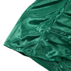 10ftx10ft Hunter Emerald Green Double Drape Pleated Satin Event Curtain Drapes, Glossy Photo Backdrop Event Panel - Bell Racket Store