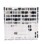 10sq.ft Shiny Silver Square Sequin Shimmer Wall Party Photo Backdrop, Active Spangle Wall Art DÃ©cor Panels - 10 Panels - Bell Racket Store