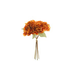 11" Orange Real Touch Artificial Silk Peonies Flower Bouquet - Bell Racket Store