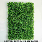 11 Sq ft. Artificial Baby Green Boxwood Hedge Garden Wall Backdrop Mat - 4 Panels - Bell Racket Store